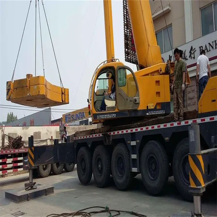 大路镇当地吊车出租|机器吊装|75吨|工厂搬迁服务